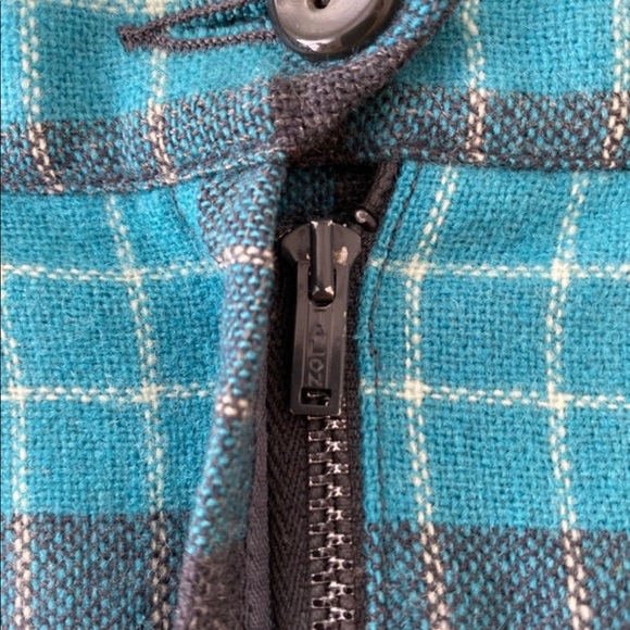 Vintage 1950s Plaid Wool Pencil Skirt - Picture 5 of 9
